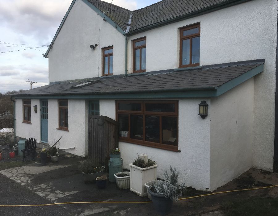 Render Cleaning Powys, Wales