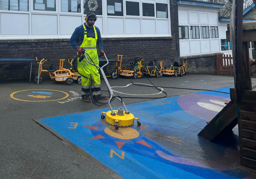 pressure washing company in powys wales