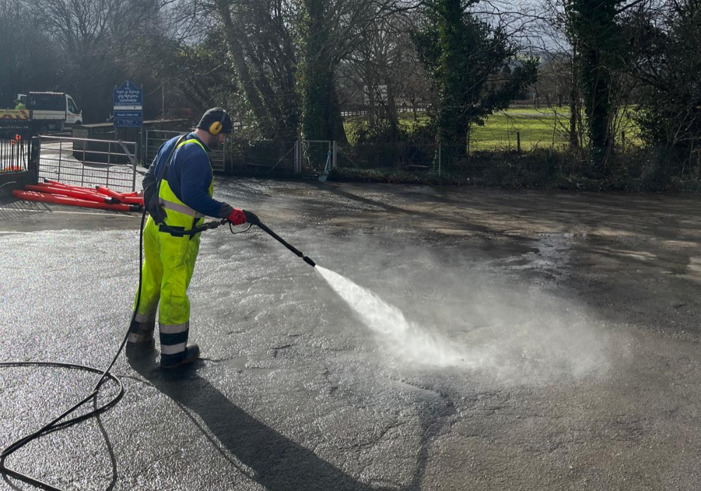 pressure washing in powys wales